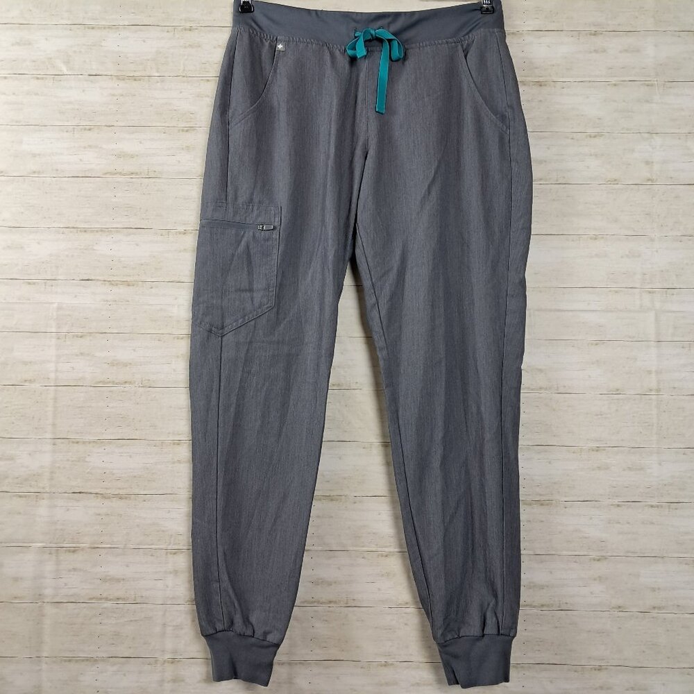 FIGS Zamora Jogger Scrub Pants Gray M